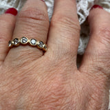 NEW  Florence six bezel band with brilliant cut diamonds