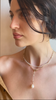 Clarissa seed pearl necklace
