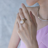 claudel moonstone ring