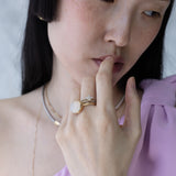 claudel moonstone ring