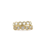 white diamond bezel band