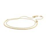 camille matte chain bracelet