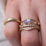 NEW  Celeste Lavender Sapphire ring