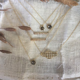 carole diamond bar necklace