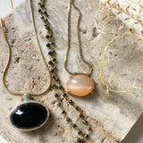 Fiorella black onyx necklace