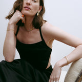 Fiorella black onyx necklace