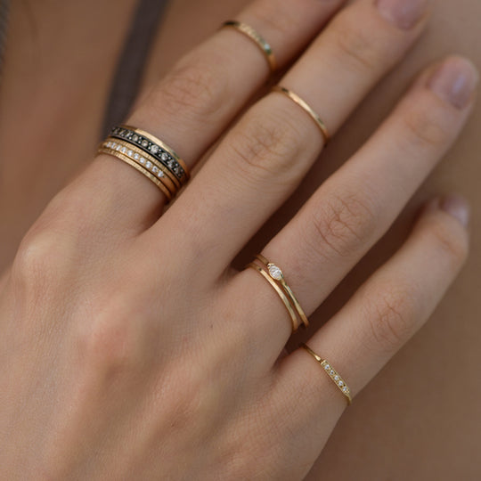 dainty stacking ring | handmade in brooklyn | blanca monrós gómez