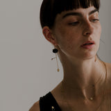 Vivian earrings- peach moonstone
