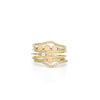florence little coral solitaire ring