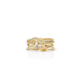 florence little coral solitaire ring