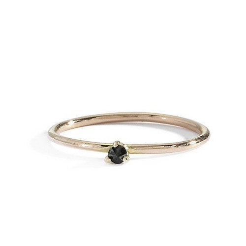 blanca monrós gómez | tiny black diamond solitaire
