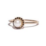 small pearl aura solitaire
