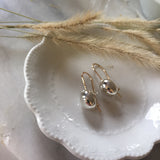 dome earrings sterling silver