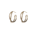 small camille matte hoops