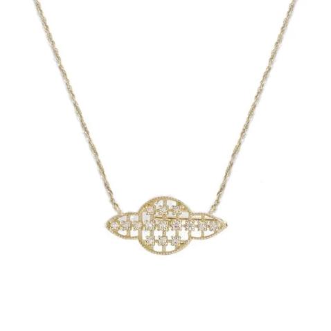 gold filigree necklace