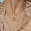 blanca monrós gómez | rose quartz claudel necklace