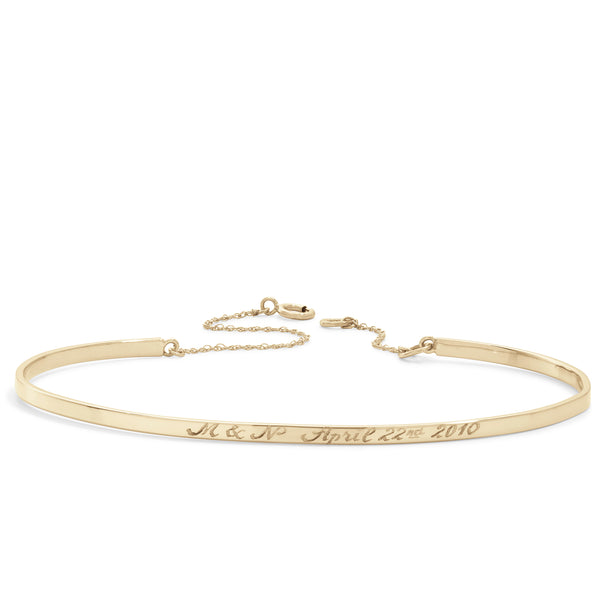 bangle with chain