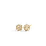 blanca monrós gómez | white diamond dot earrings