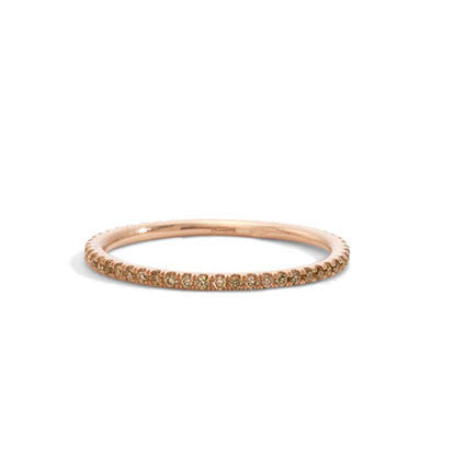blanca monrós gómez | champagne diamond eternity band
