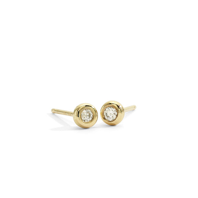 blanca monrós gómez | mini diamond studs