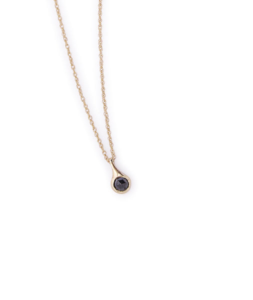 mabel black diamond necklace